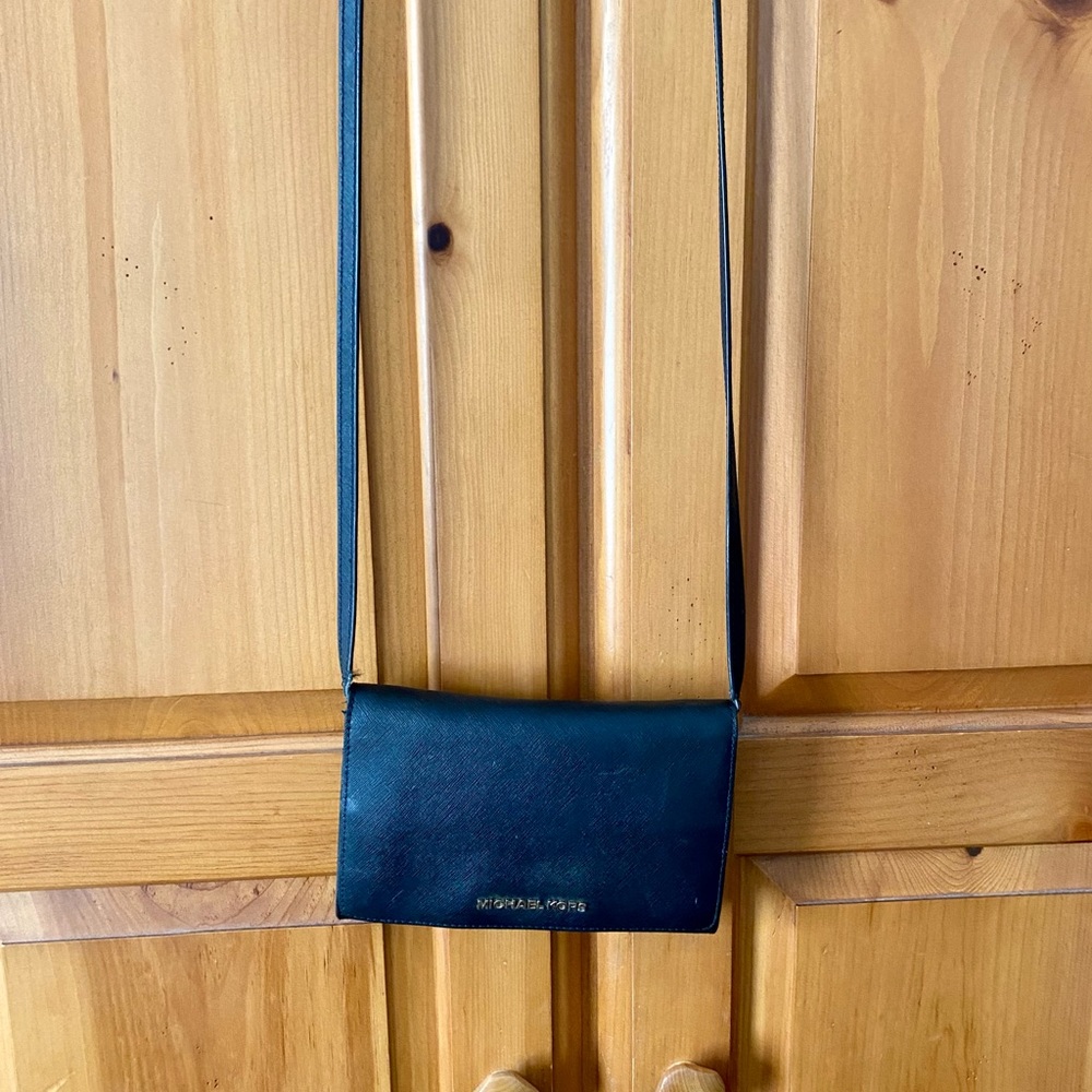 M.Kors Saffiano Leather Convertible Crossbody